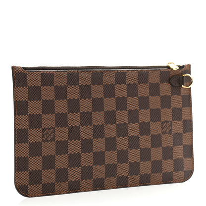 Louis Vuitton Damier Ebene Neverfull MM GM Pochette 3 of 8