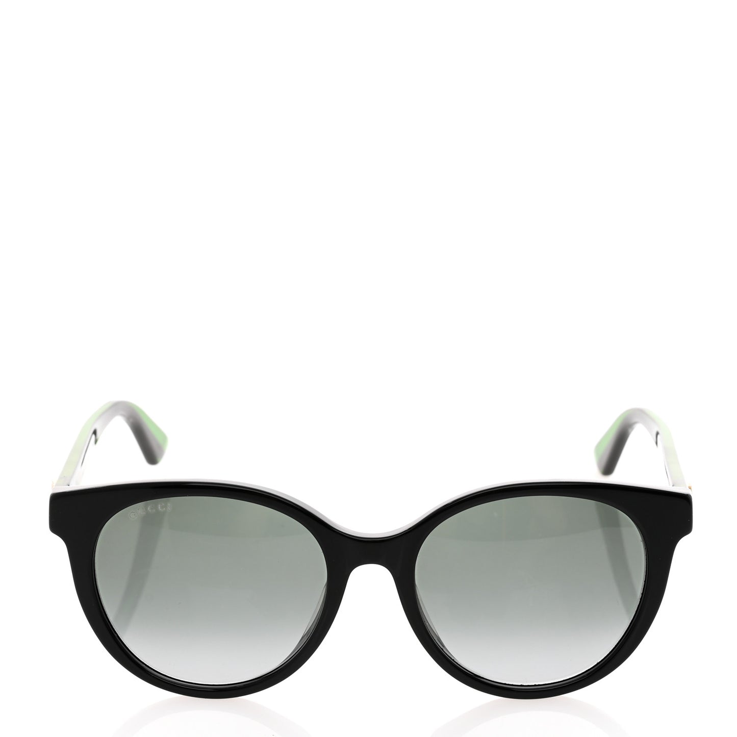 Acetate Round Web Sunglasses GG0702S Black