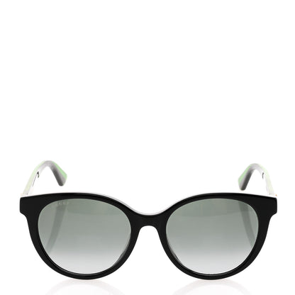 Gucci Acetate Round Web Sunglasses GG0702S Black 2 of 8