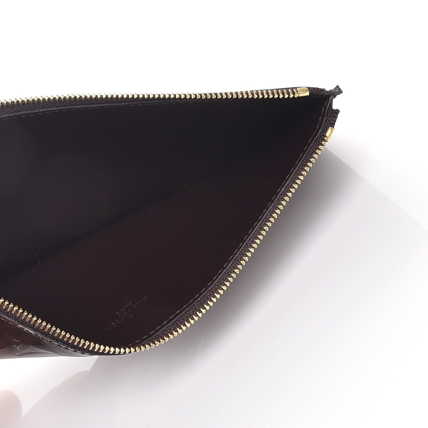 Louis Vuitton Vernis Pochette Felicie Chain Wallet Amarante 9 of 11