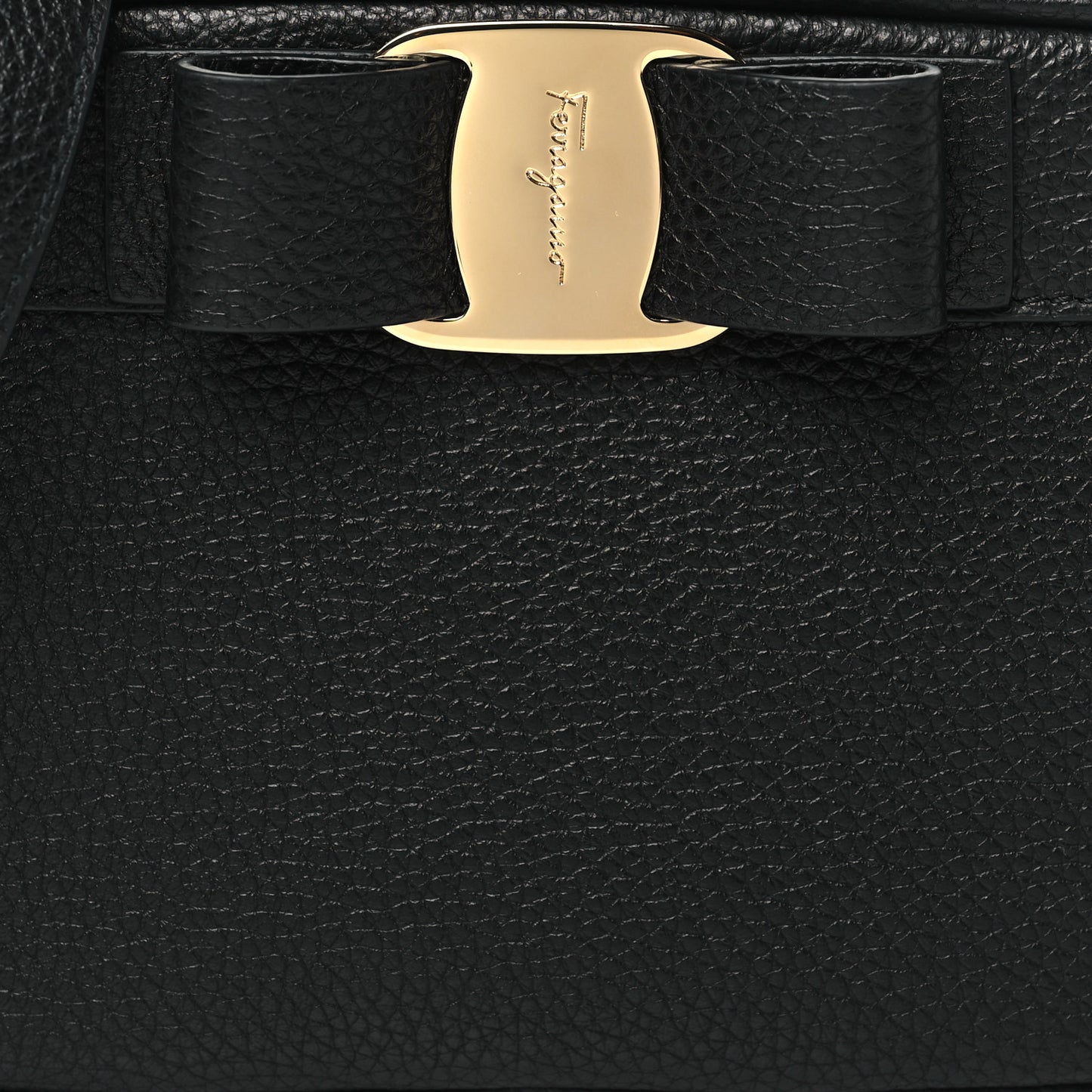 Calfskin Vara Bow Camera Bag Black