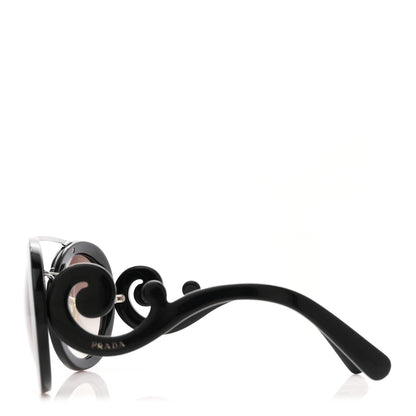 Prada Baroque Sunglasses SPR 13S Black 3 of 8