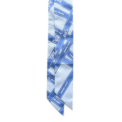 Hermes Silk Bolduc Twilly Bleu 2 of 4