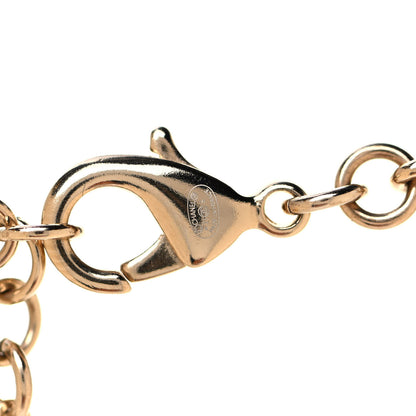 Chanel Crystal CC Chain Short Necklace Gold 4 of 4