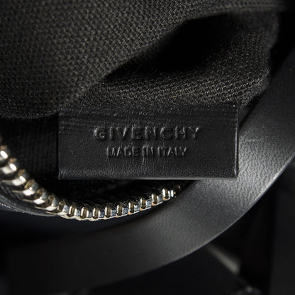 Givenchy Lambskin Pixel Madonna Print Large Triangle Wristlet Black 9 of 11