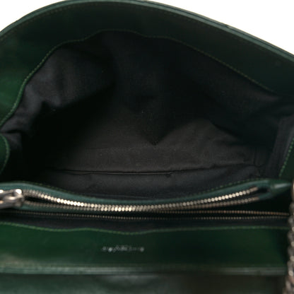 Saint Laurent Calfskin Y Quilted Monogram Medium Loulou Chain Satchel Olive 5 of 12