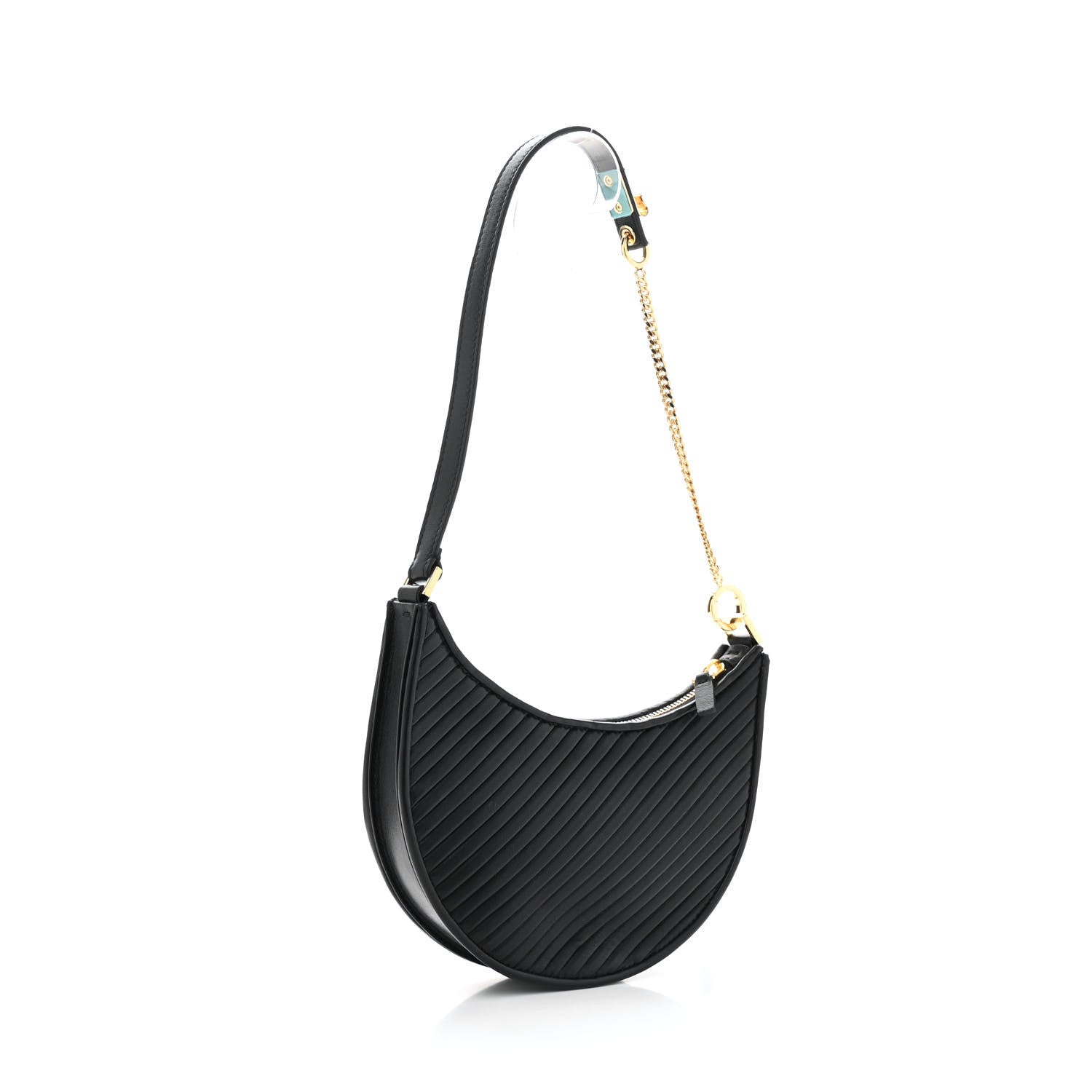 Valentino Garavani Lambskin Mini Vlogo Hobo Bag Black 3 of 11