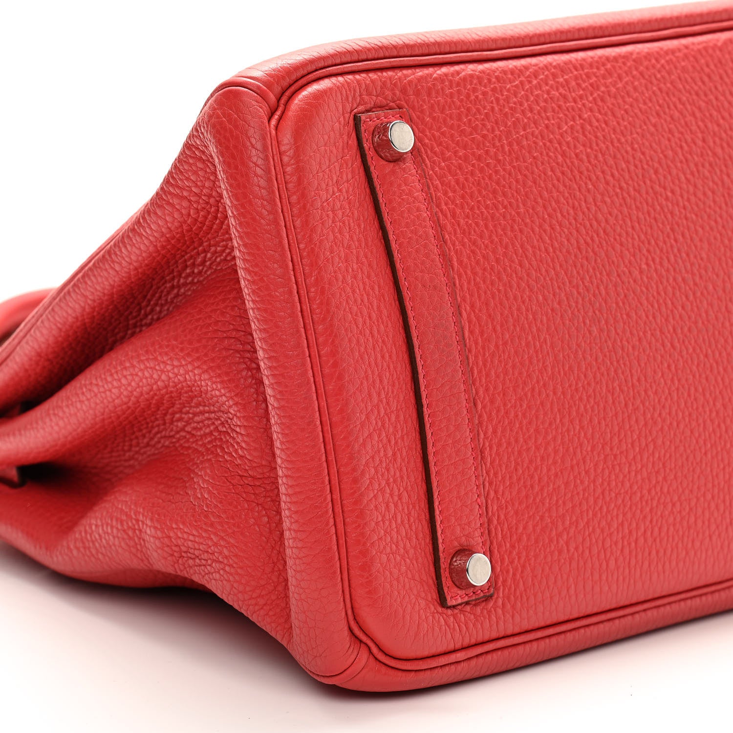 Hermes Taurillon Clemence Birkin 35 Bougainvillea 9 of 13