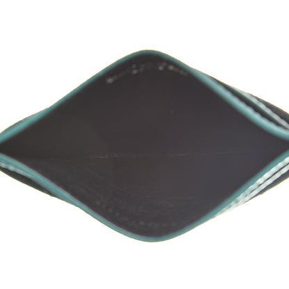 Saint Laurent Grain De Poudre Matelasse Chevron Monogram Credit Card Case Brilliant Grass 5 of 7