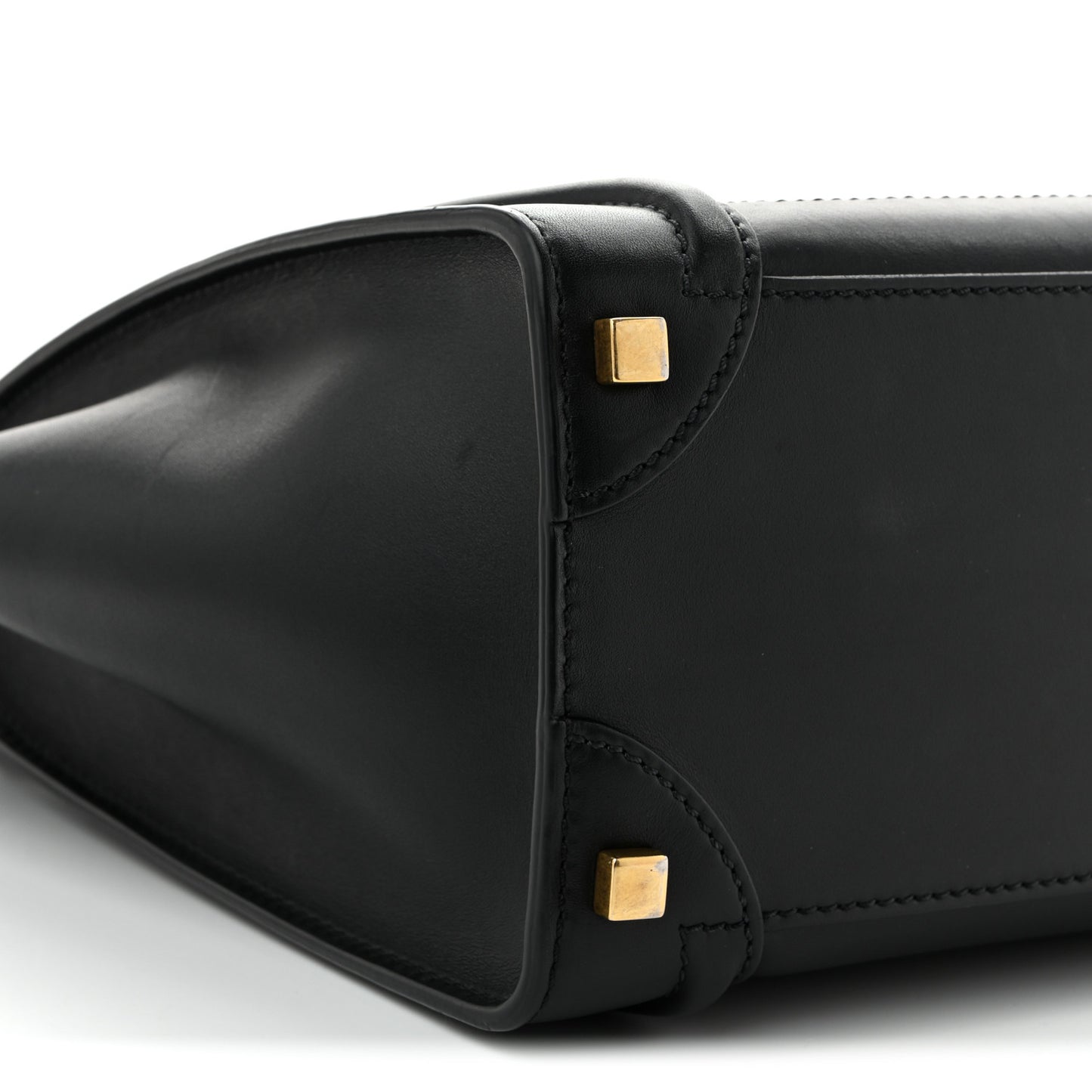 Smooth Calfskin Micro Luggage Black