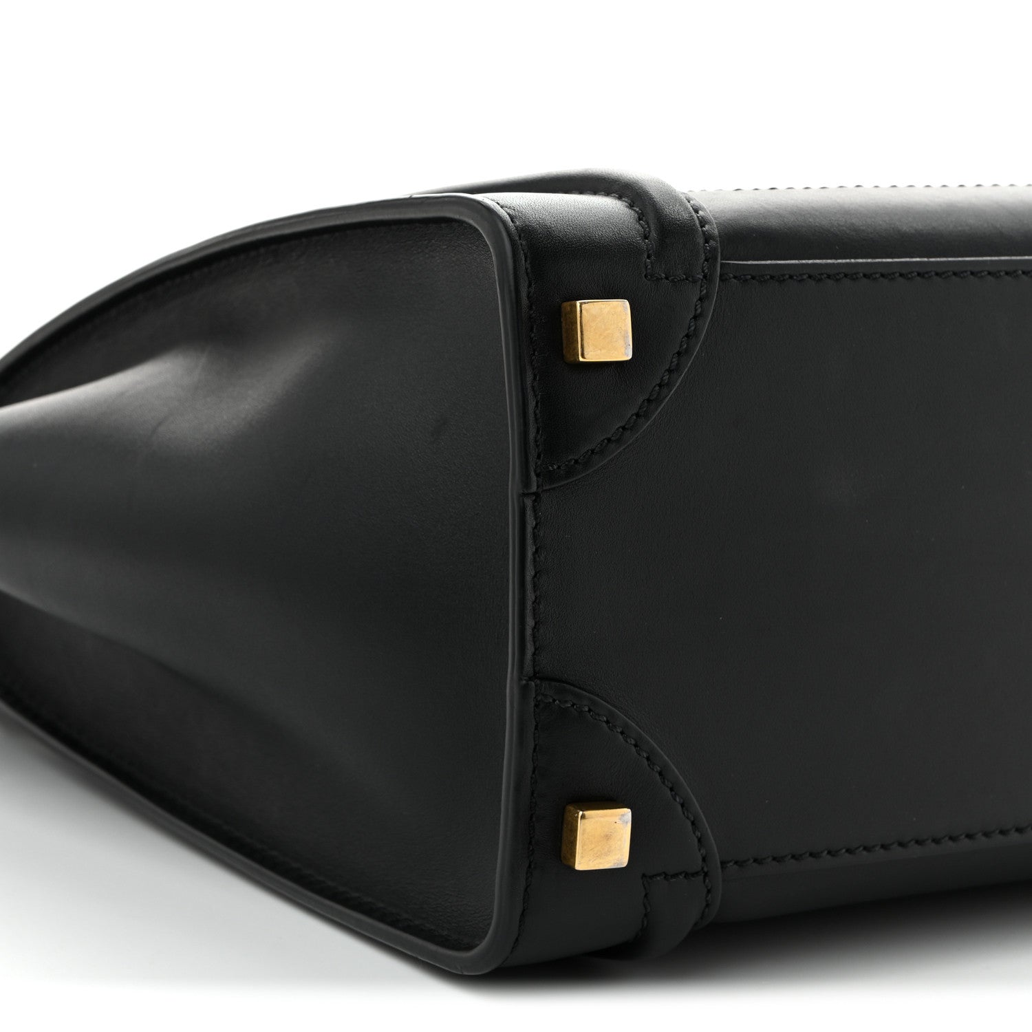 Celine Smooth Calfskin Micro Luggage Black 9 of 10
