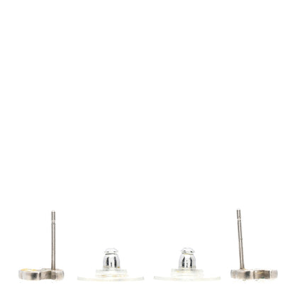 Chanel Crystal CC Earrings Silver 3 of 3