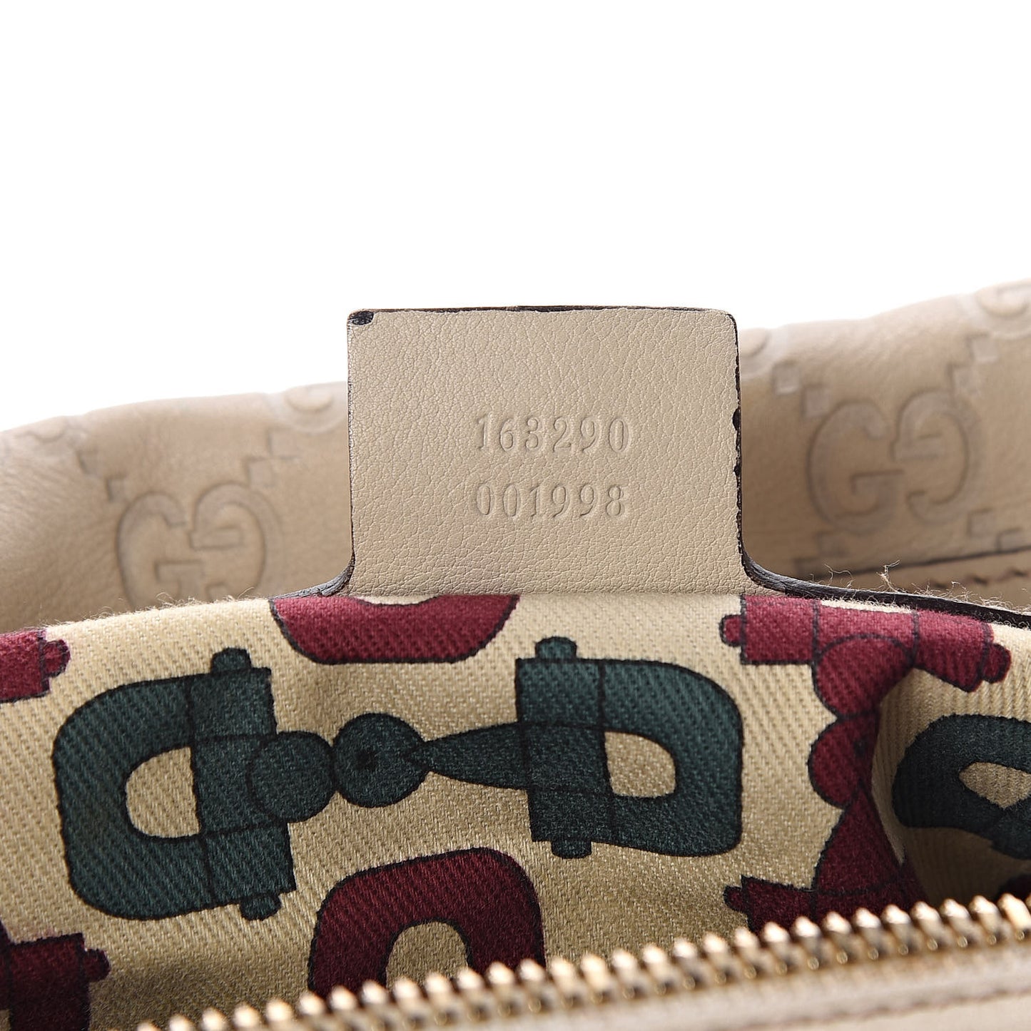 Guccissima 85th Anniversary Large Boston White