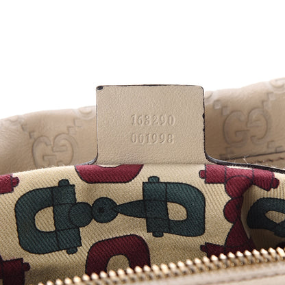 Gucci Guccissima 85th Anniversary Large Boston White 7 of 11