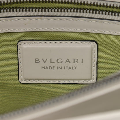 Bulgari Calfskin Serpenti Forever Shoulder Bag White 6 of 9