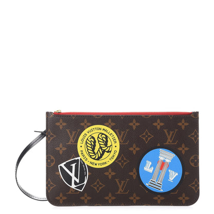 Louis Vuitton Monogram World Tour Neverfull MM GM Pochette 1 of 8
