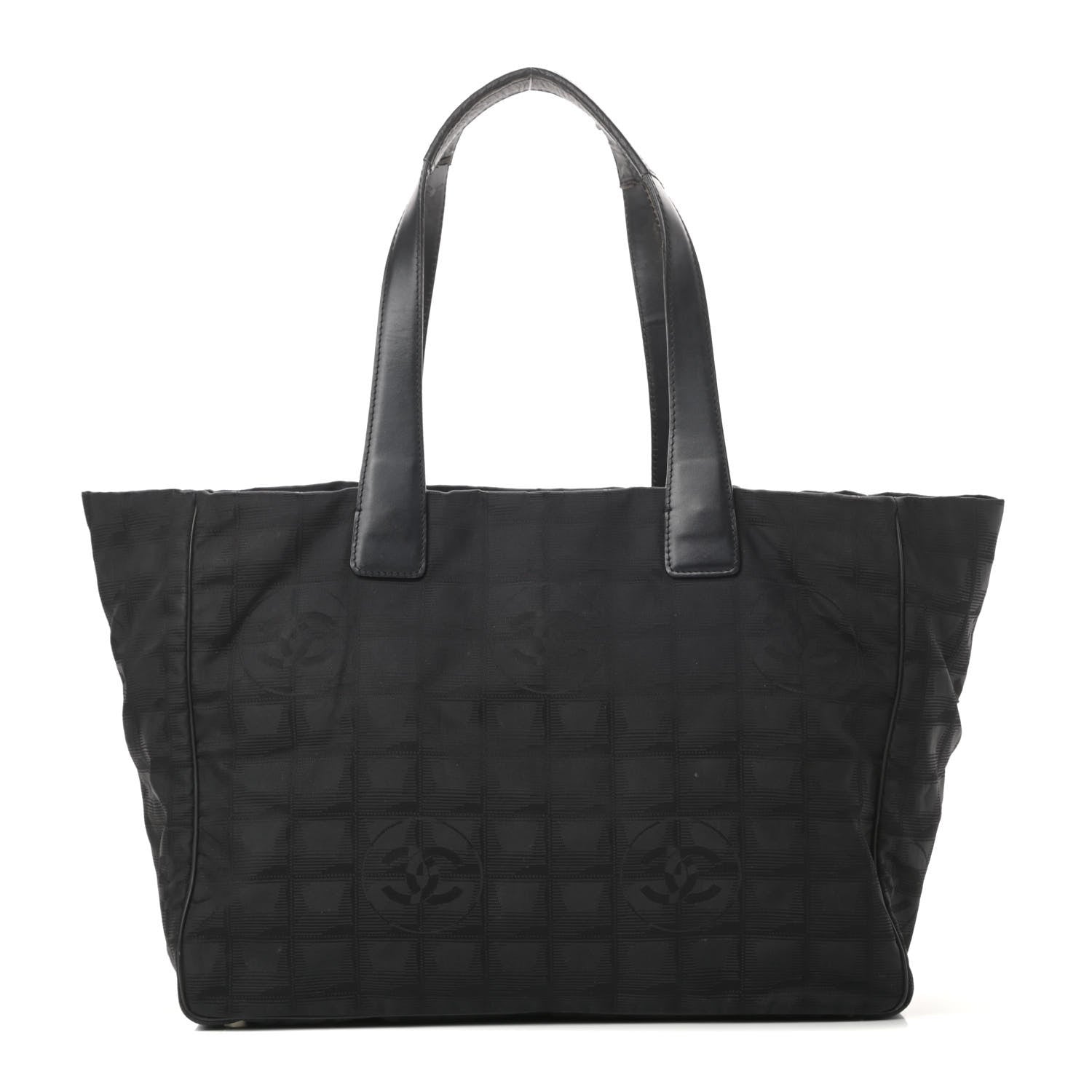 Chanel Nylon Large Travel Tote Black 1 of 16
