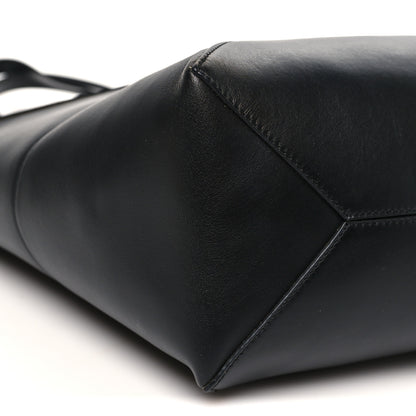 Loewe Shiny Calfskin Medium Puzzle Fold Tote Black 8 of 9