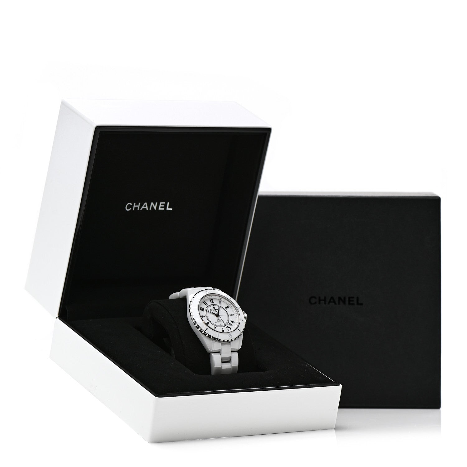 Chanel Stainless Steel Ceramic 38mm J12 Automatic Watch White 5 of 5