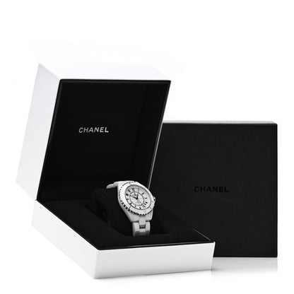 Chanel Stainless Steel Ceramic 38mm J12 Automatic Watch White 5 of 5