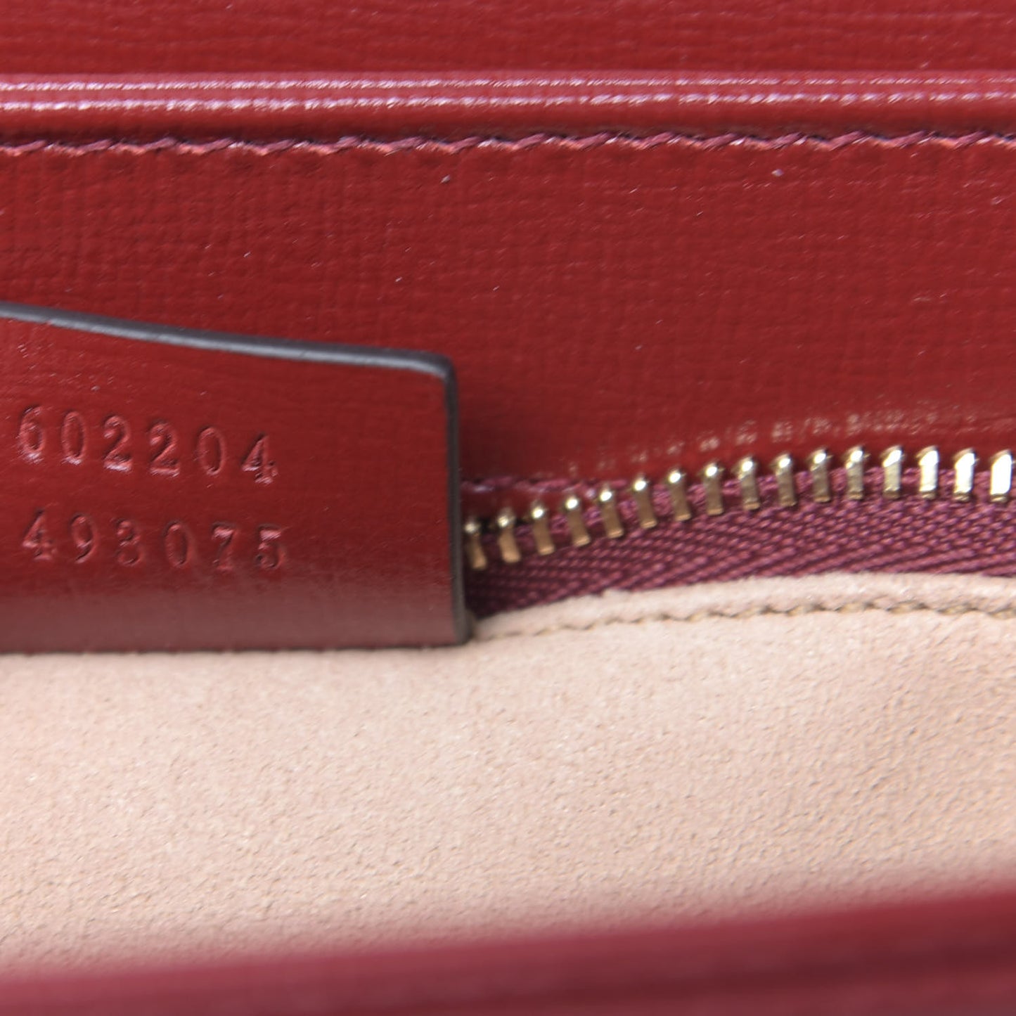 GG Supreme Monogram Azalea Calfskin Horsebit 1955 Shoulder Bag Beige Ebony New Cherry Red