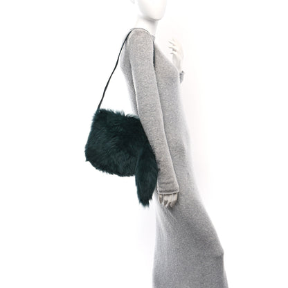 Burberry Shearling Small Knight Crossbody Bag Vine 2 of 9