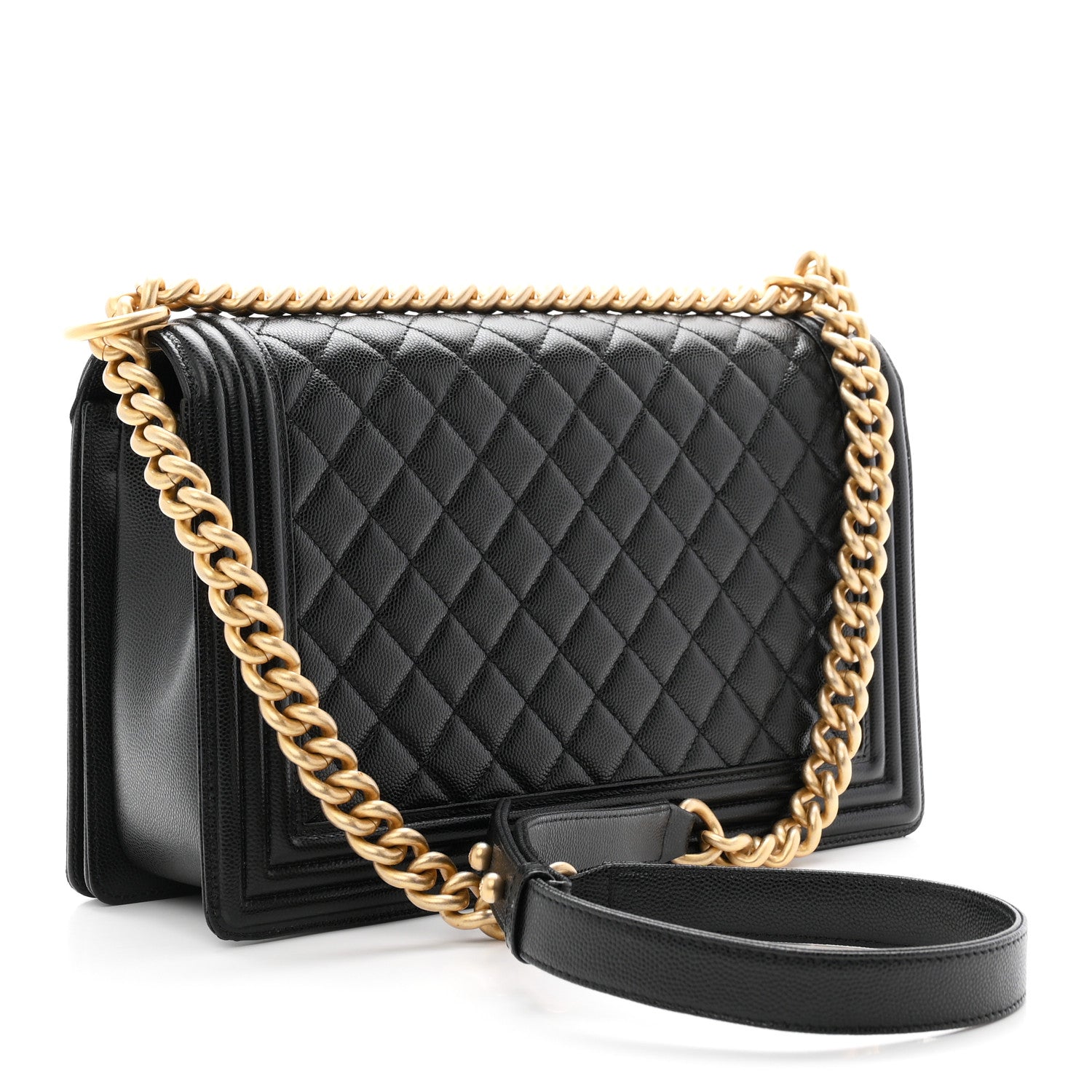 Chanel Caviar Quilted New Medium Boy Flap Black 3 of 11