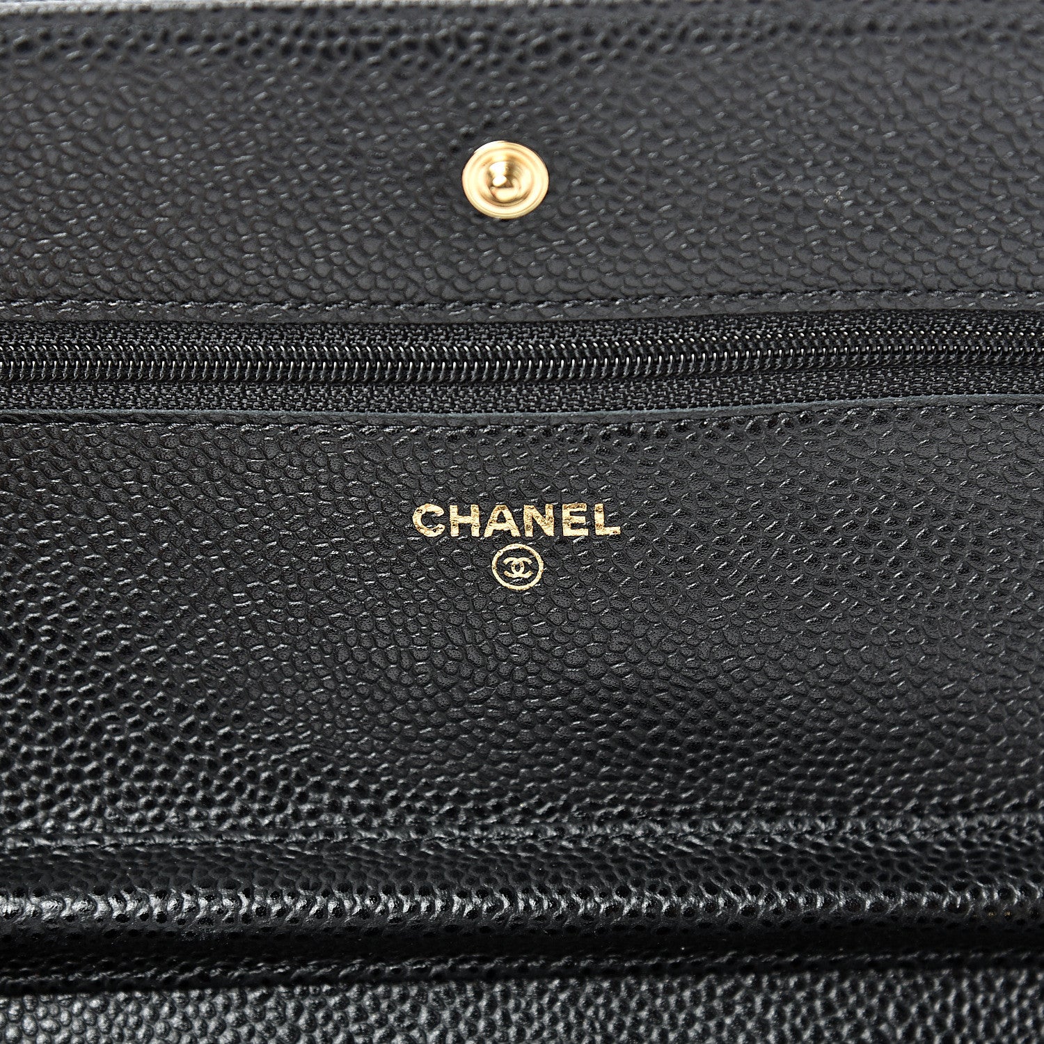 Chanel Caviar Quilted Wallet On Chain WOC Black 5 of 10
