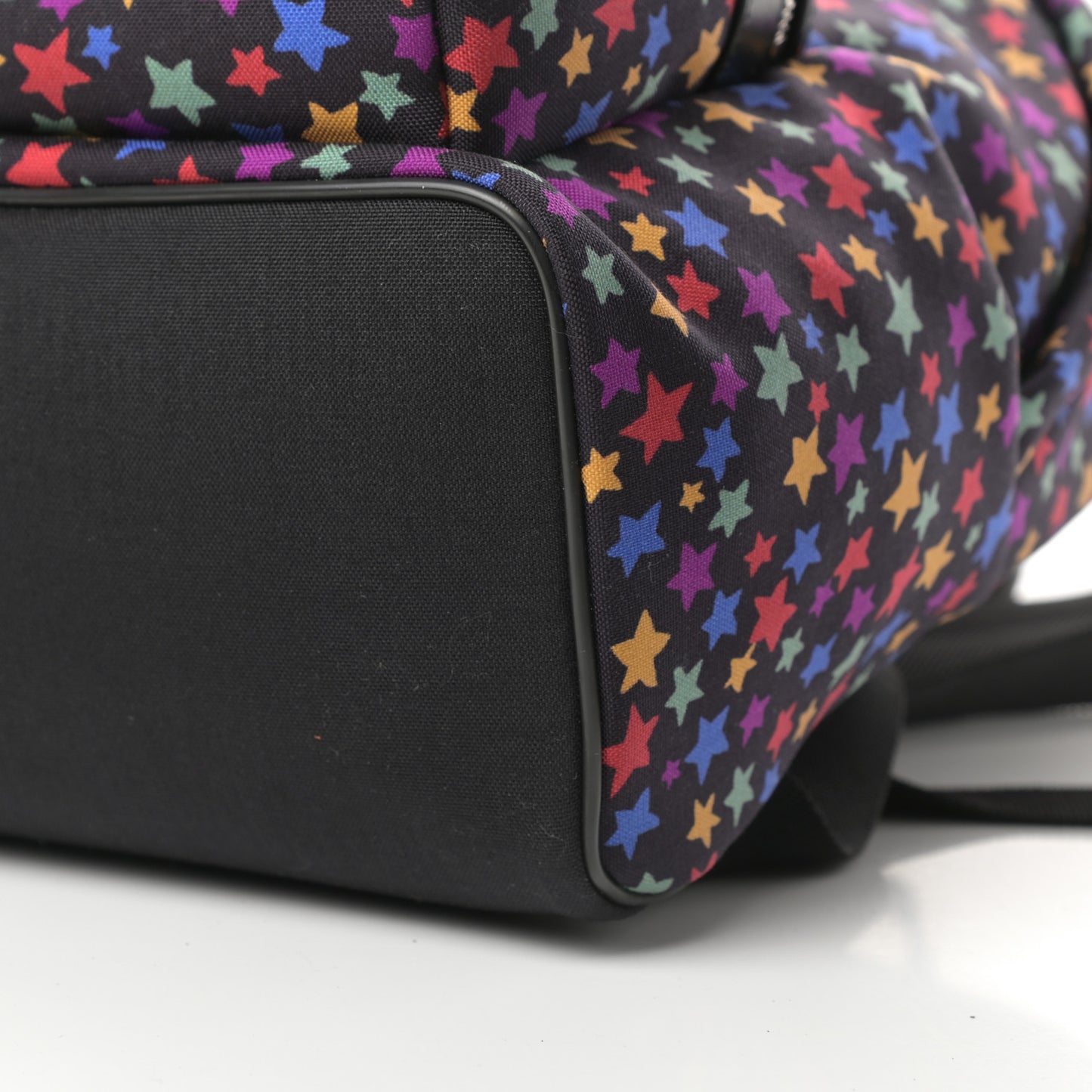 Canvas Star Print Mini City Backpack Multicolor