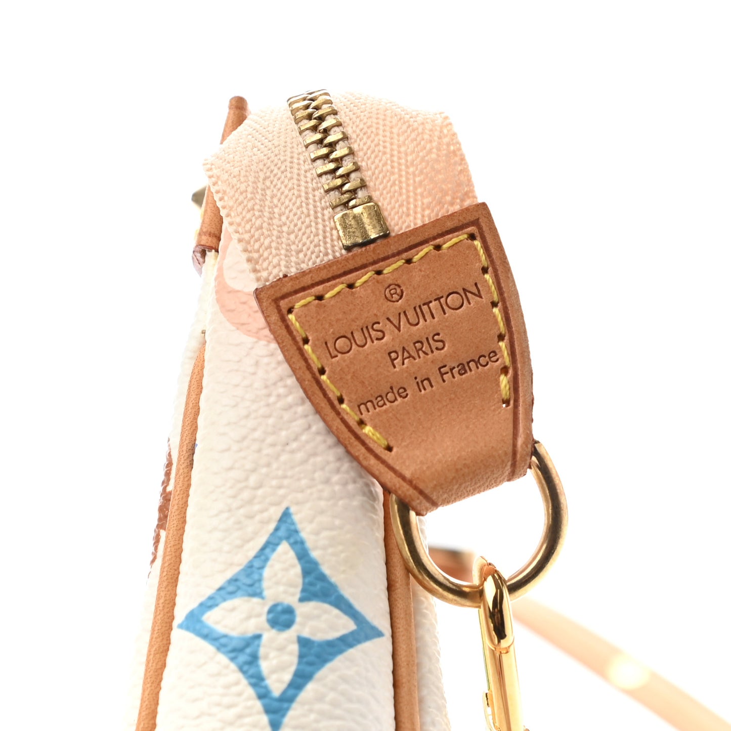 Monogram Multicolor Pochette Accessories White