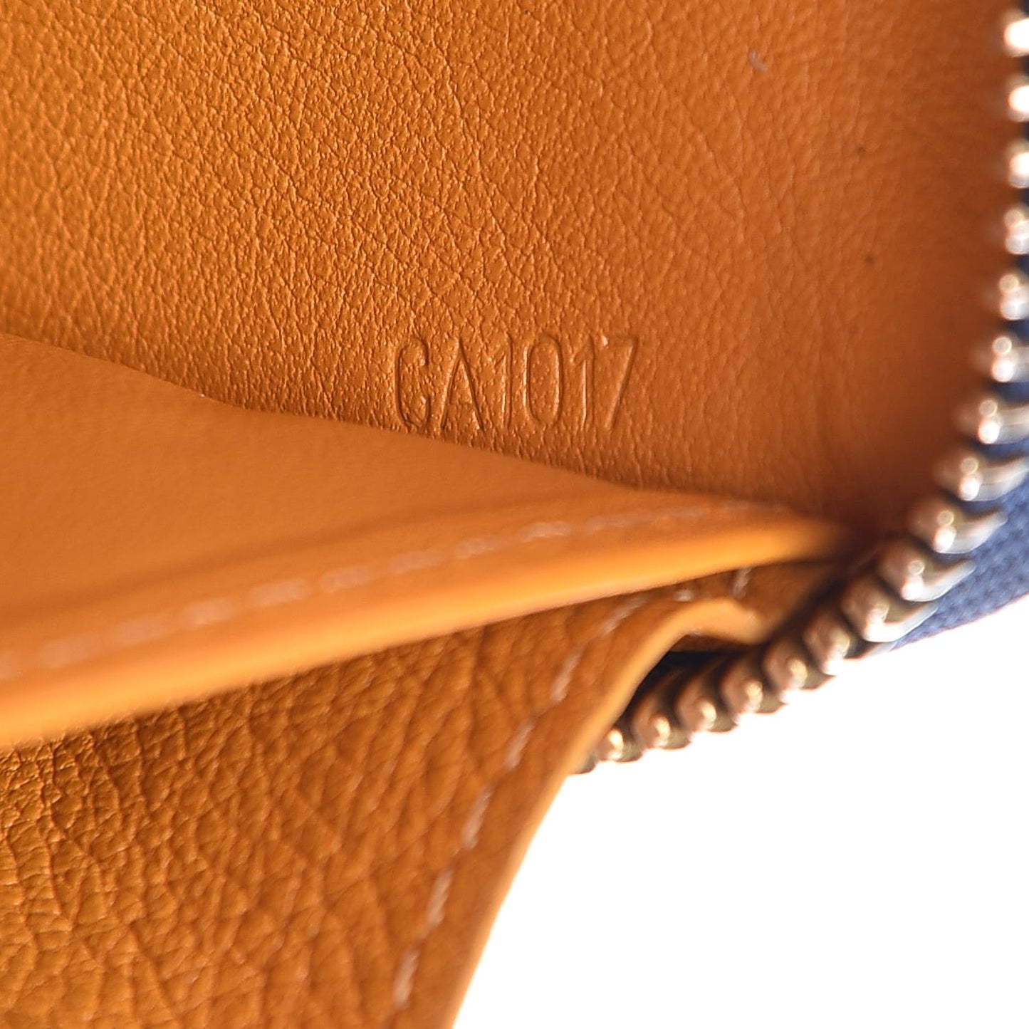 Monogram Denim Zippy Wallet Blue