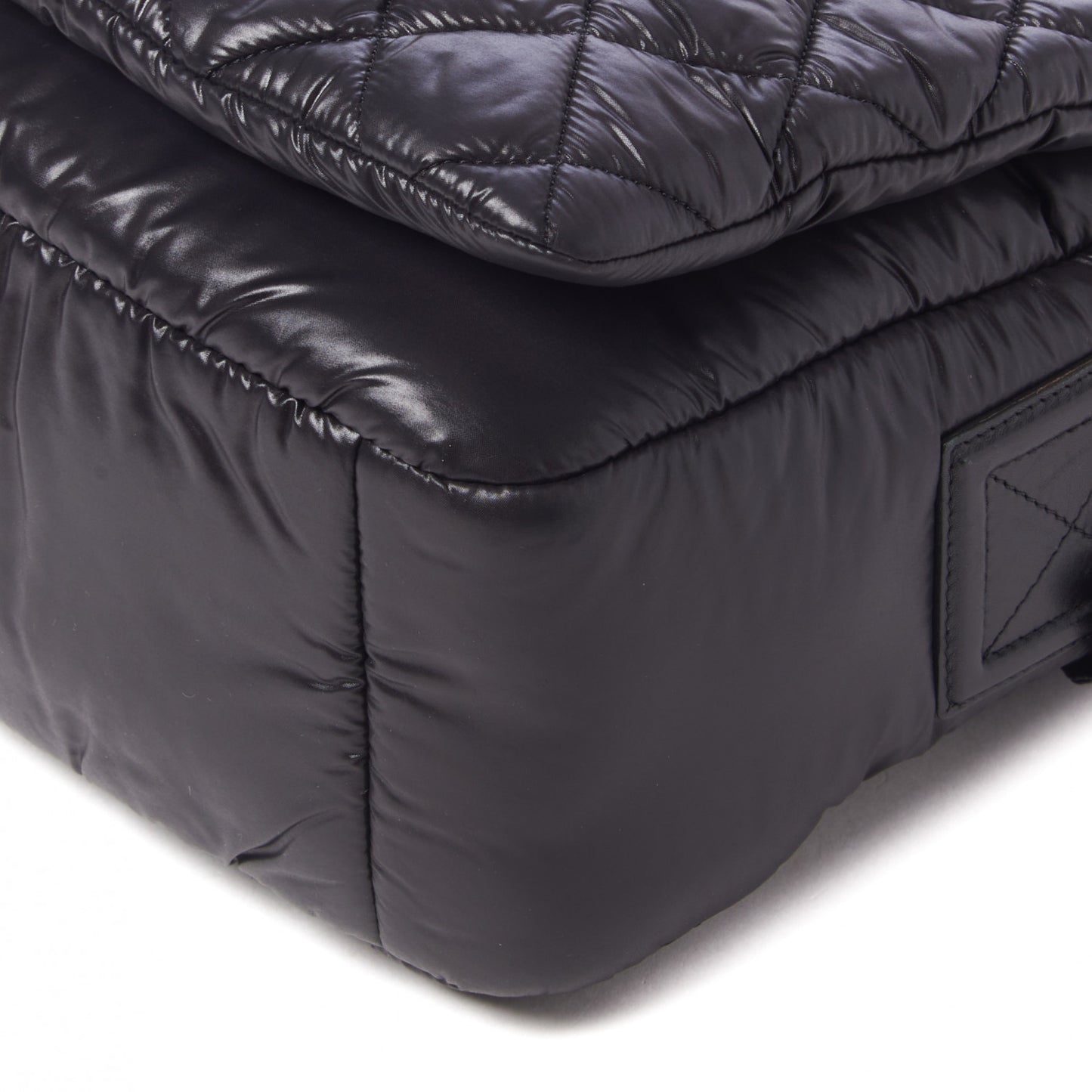 Nylon Small Coco Cocoon Messenger Bag Black