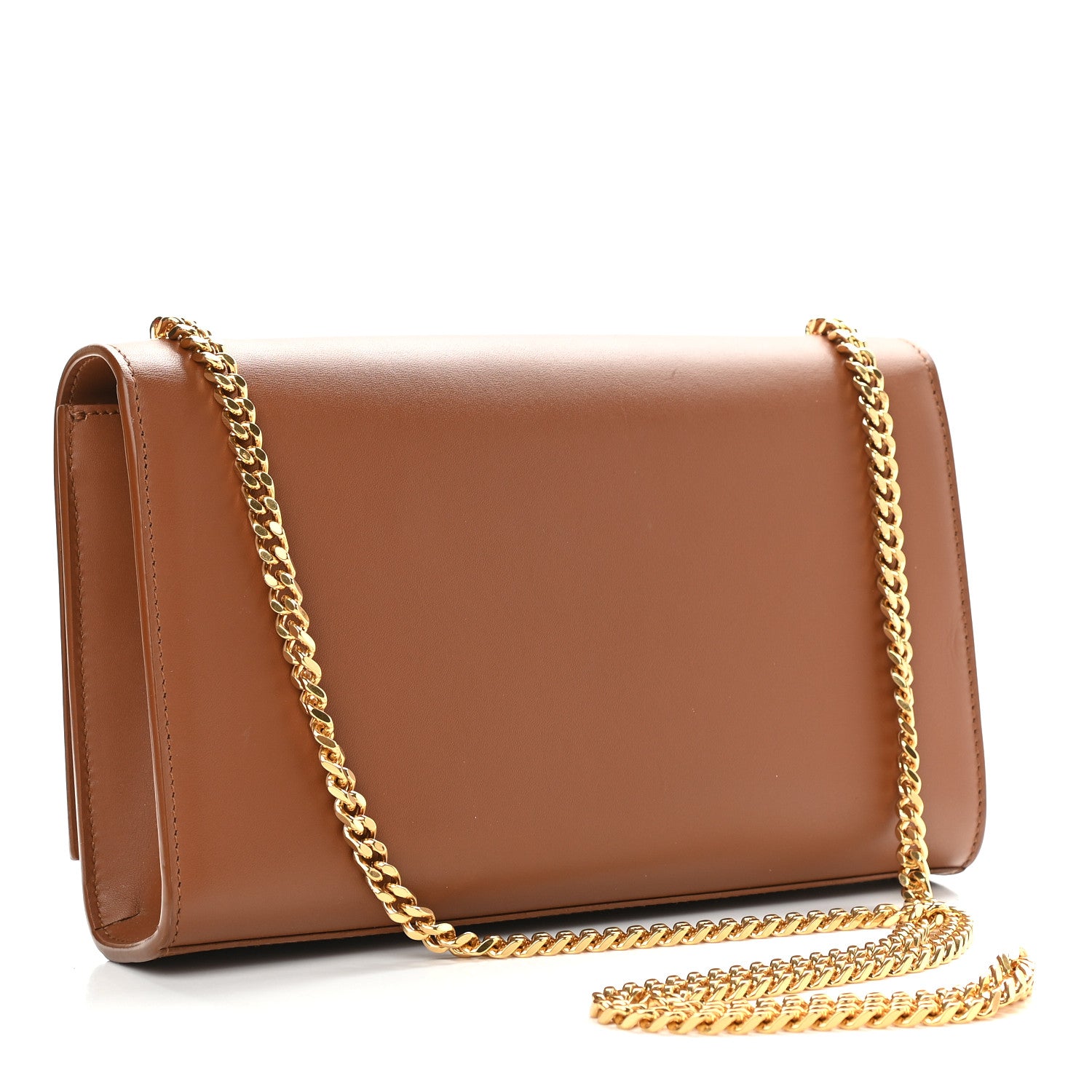 Saint Laurent Smooth Calfskin Medium Classic Monogram Kate Tassel Satchel Fauve 3 of 9