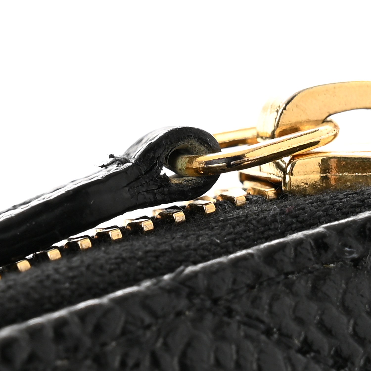 Chanel Caviar Quilted Large Gusset Zip Around Wallet Black 12 of 12