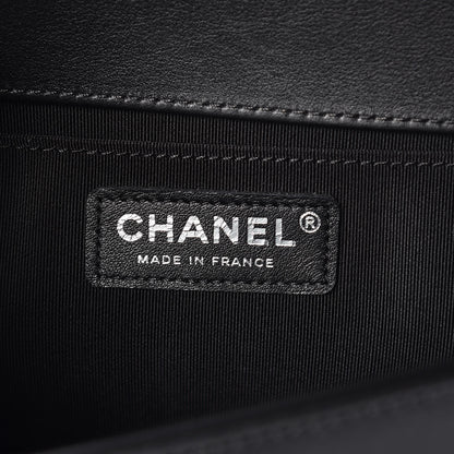 Chanel Calfskin Quilted Medium Boy Flap So Black 6 of 10