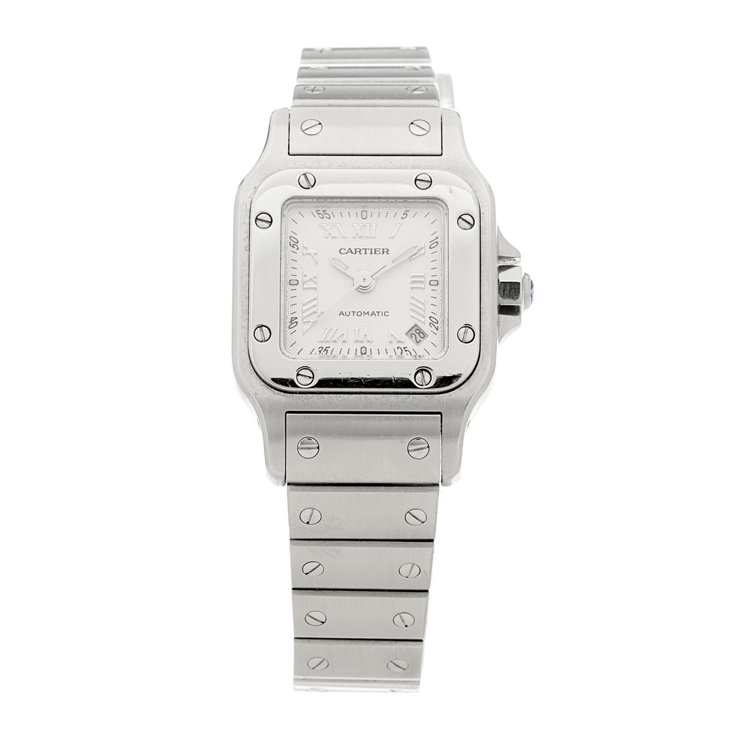 Stainless Steel 24mm Santos de Cartier Galbee Automatic Watch