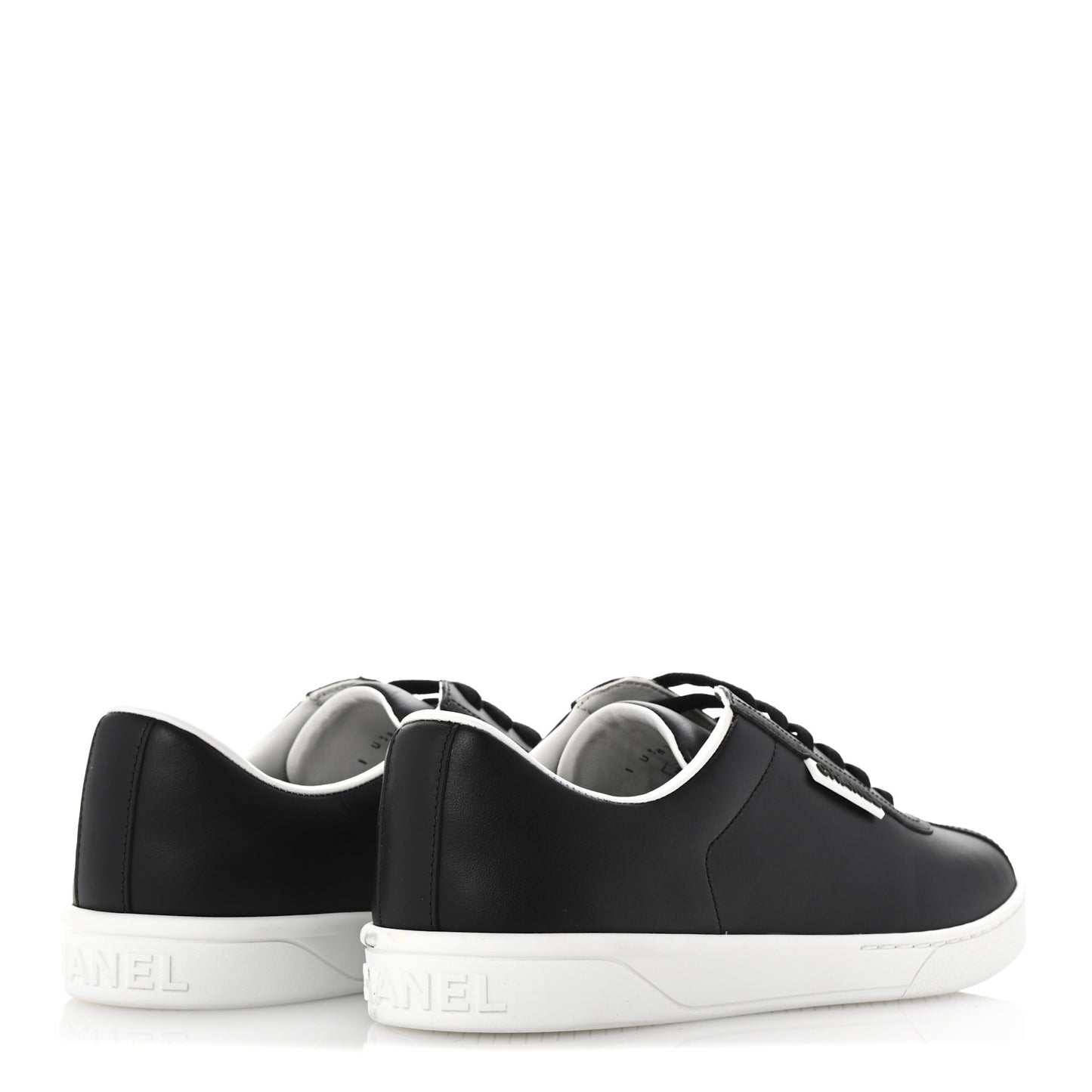 Calfskin CC Womens Sneakers 39.5 Black