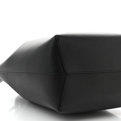 Mansur Gavriel Vegetable Tanned Calfskin Bucket Bag Black Oro 9 of 10