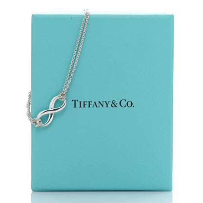 Tiffany Sterling Silver Infinity Double Chain Bracelet 4 of 4