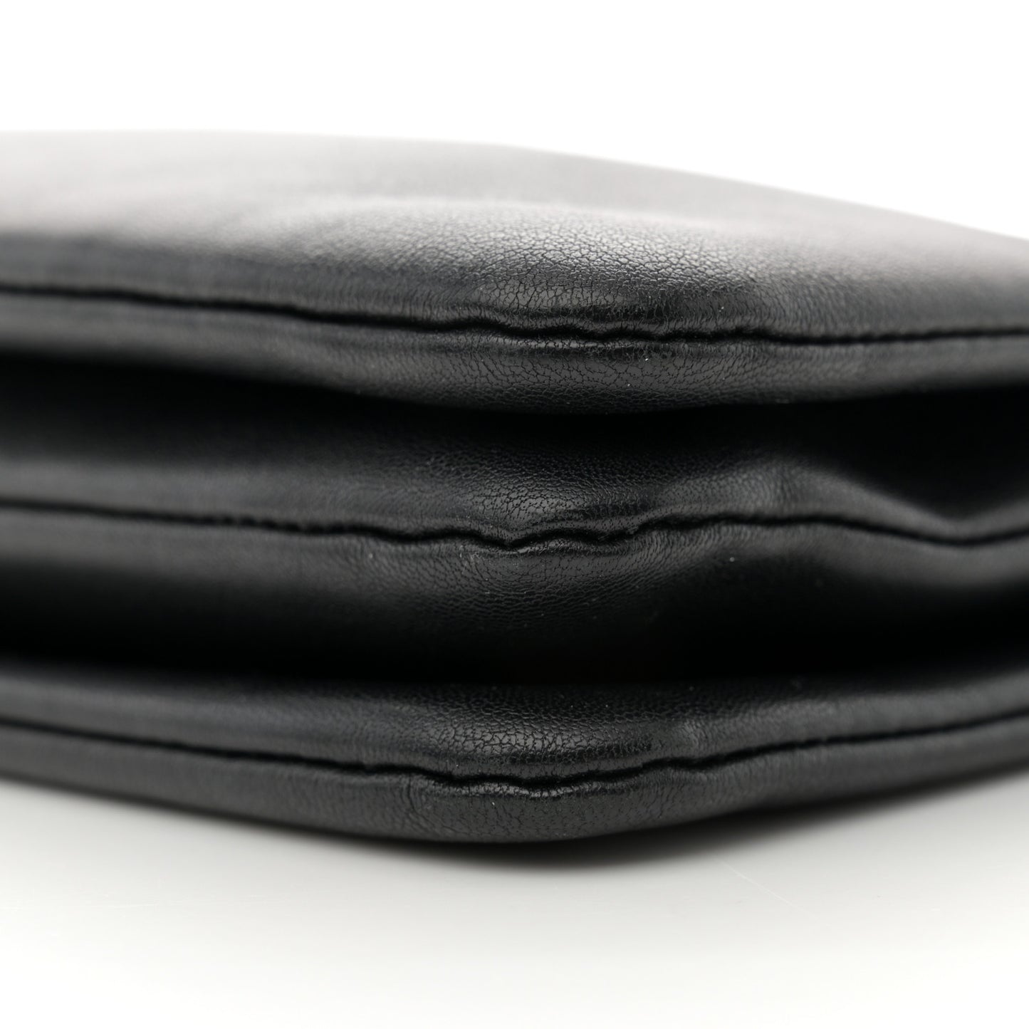 Lambskin Small Trio Crossbody Bag Black