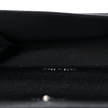 Chanel Caviar Quilted Boy Flap Card Holder Black 5 of 9