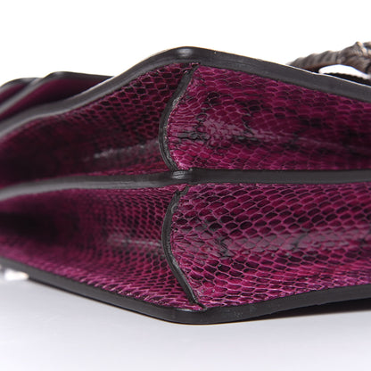 Gucci Elaphe Dragon Embroidered Medium Dionysus Shoulder Bag Violet Cyclamen Multicolor 8 of 9
