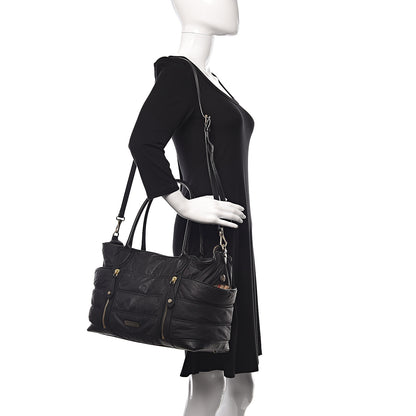 Burberry Nylon Large Olympia Diaper Bag Black 2 of 16