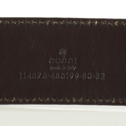 Gucci Guccissima Signature Interlocking G 40mm Belt 80 32 Scarlatto 8 of 8