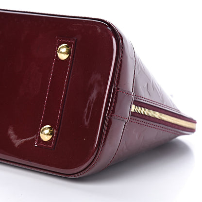Louis Vuitton Vernis Alma PM Rouge Fauviste 9 of 9