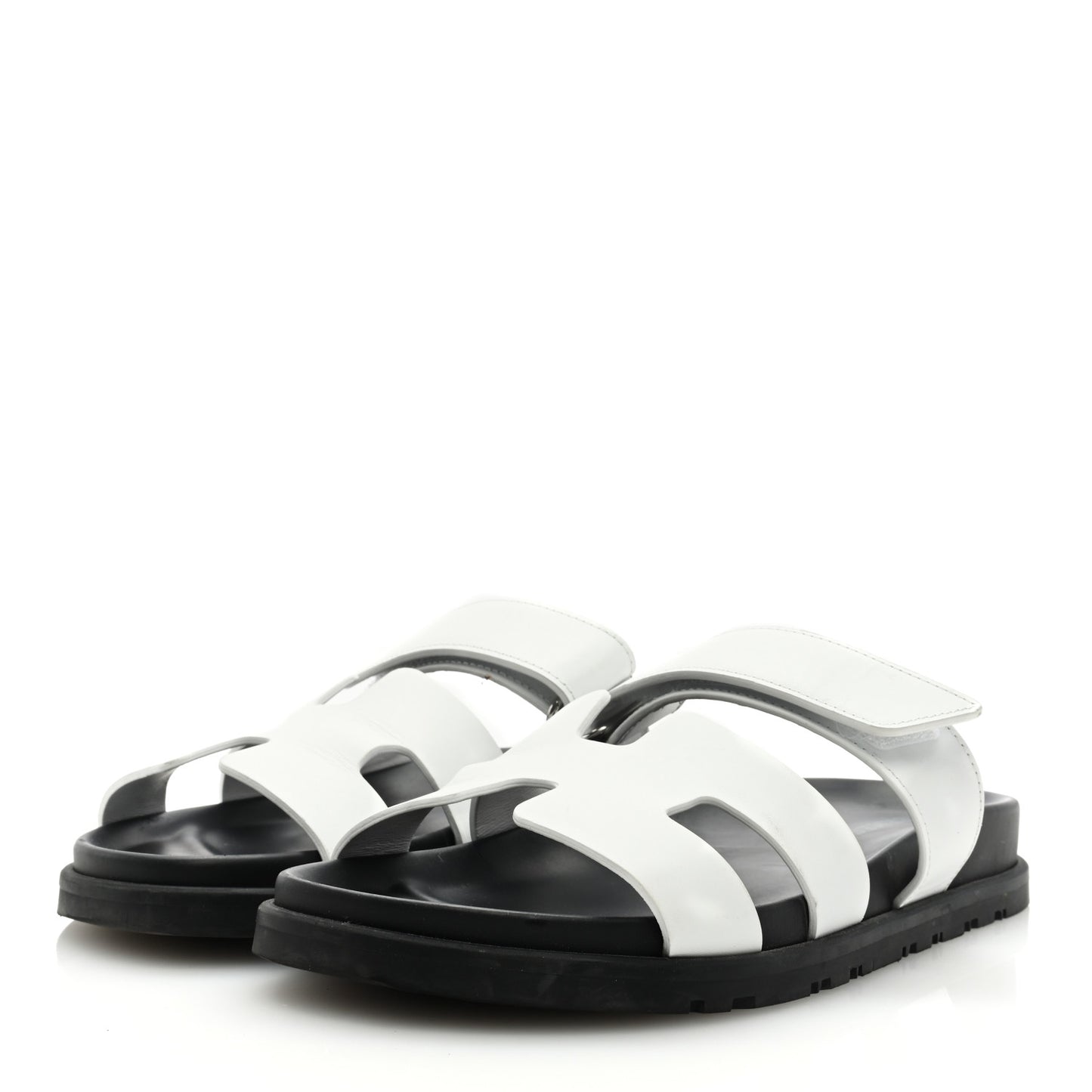 Calfskin Womens Chypre Sandals 37 White