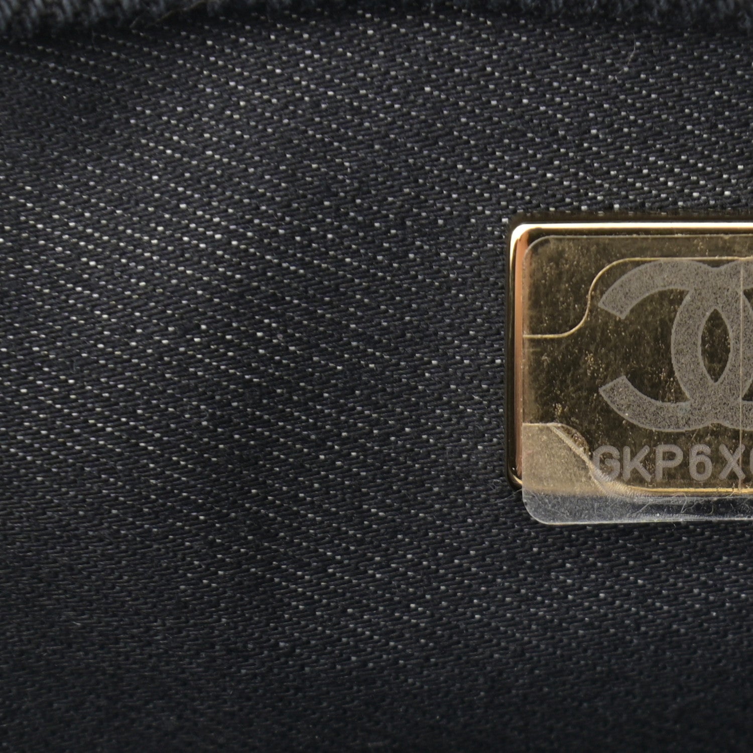 Chanel Denim Quilted Denim Mood Large Flap Black Multicolor 7 of 11
