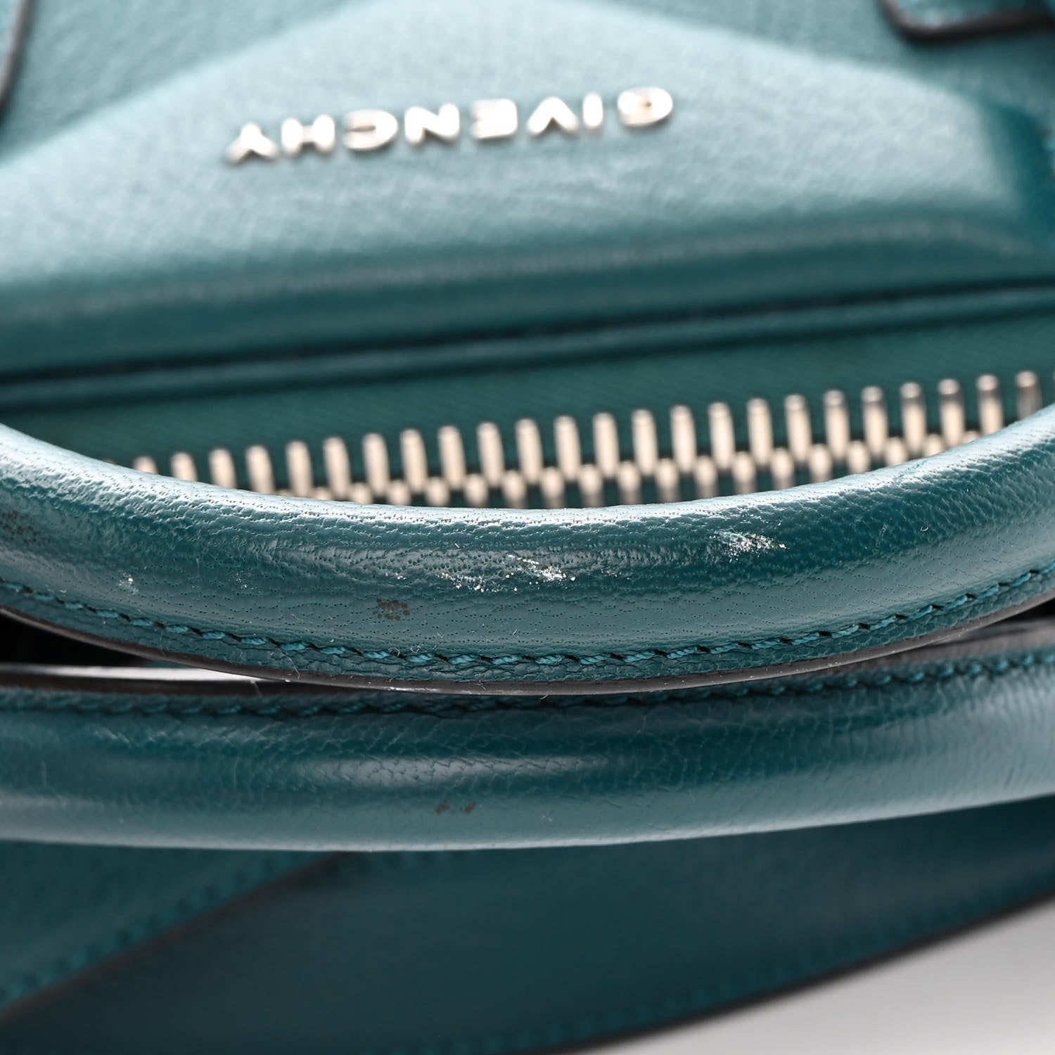Givenchy Sugar Grained Goatskin Small Antigona Mineral Blue 16 of 20