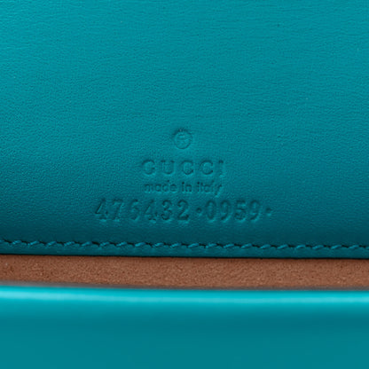 Gucci Velvet Super Mini Dionysus Shoulder Bag Pavone Cyan 6 of 10