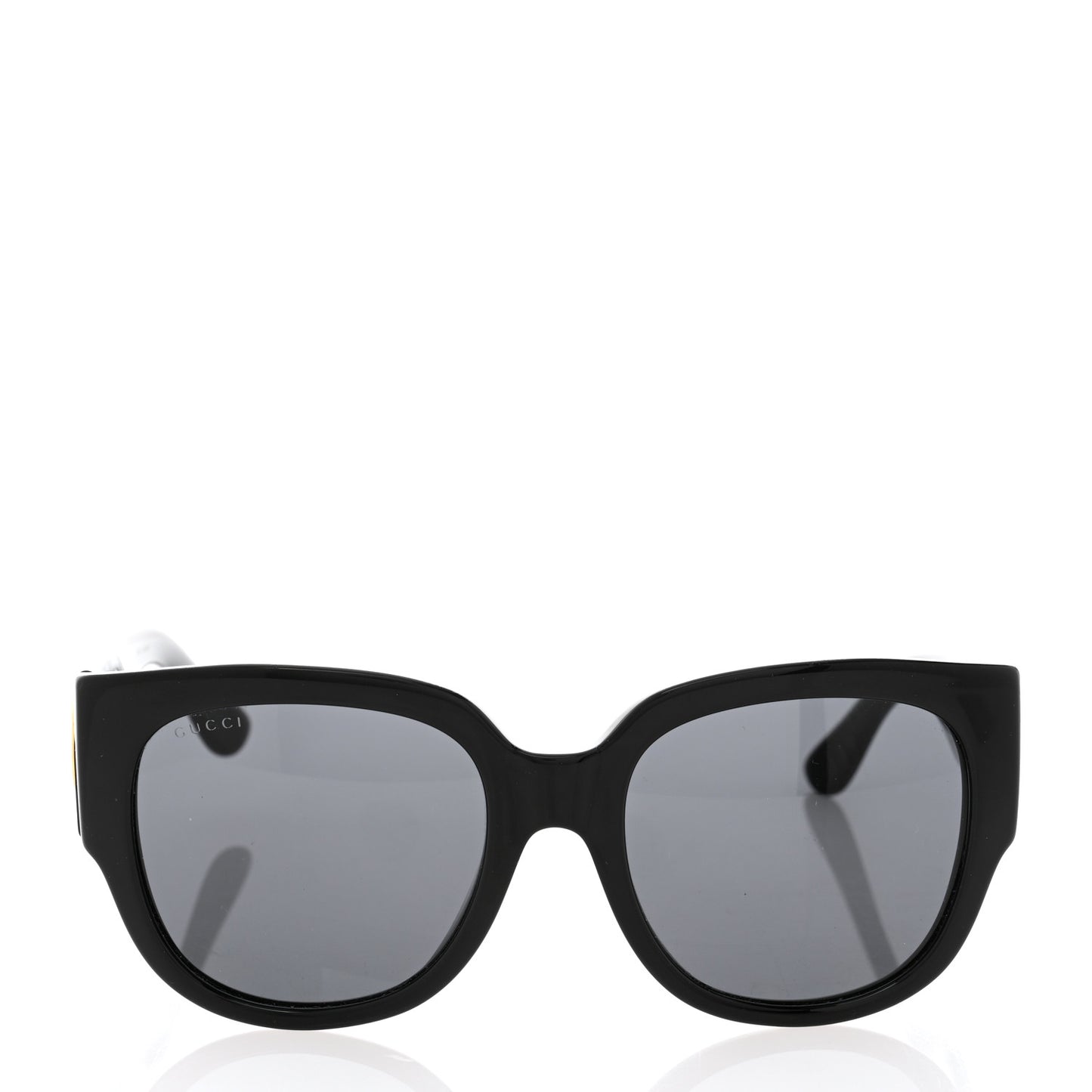 Acetate Square Frame Sunglasses GG0142SA Black